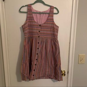NWOT Madewell Striped Tank Dress
